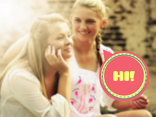 PR模板|有趣明亮语音气泡标志展示视频动画开场