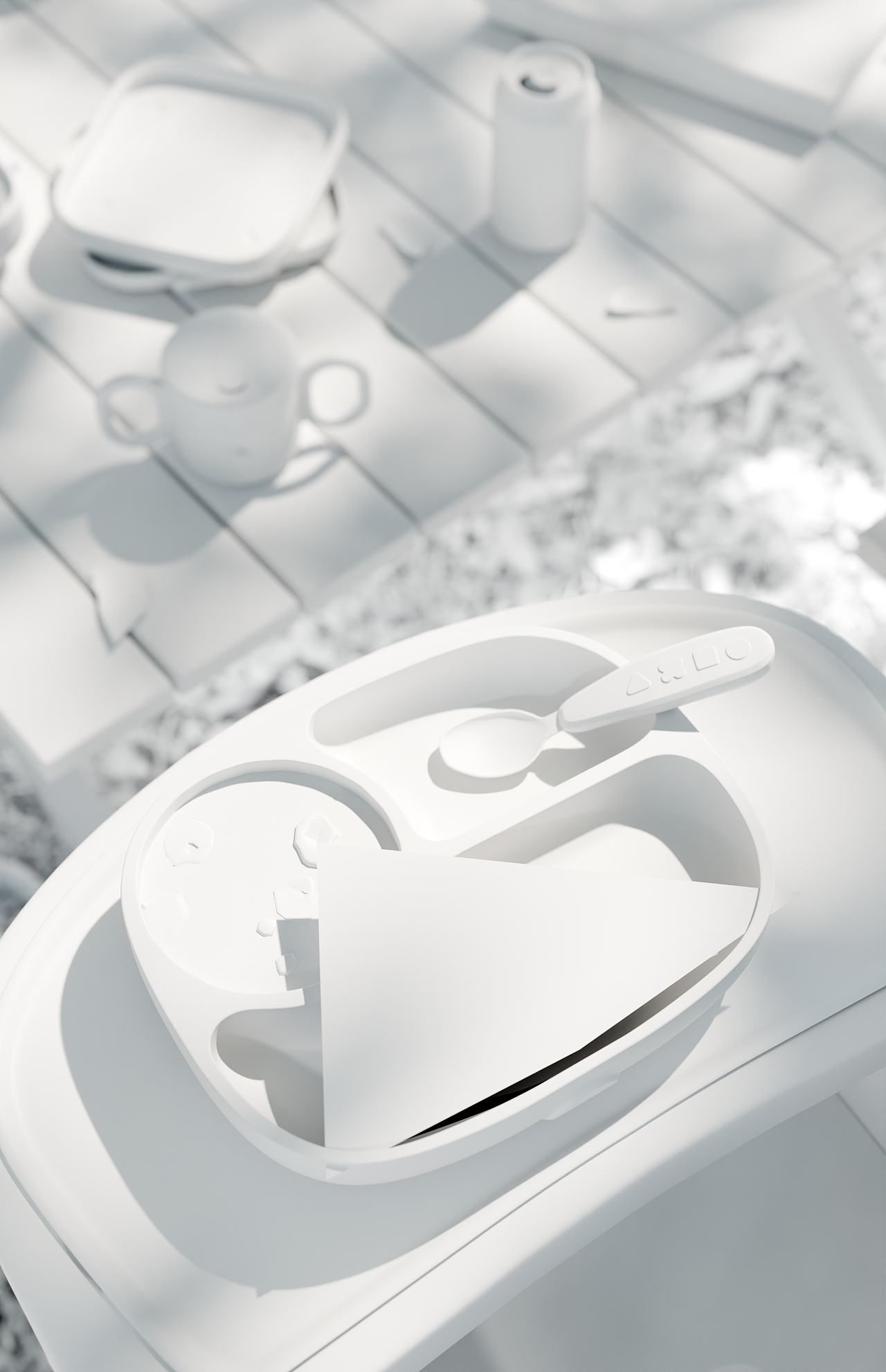 Octoto儿童饭盒、蛋黄餐盘场景