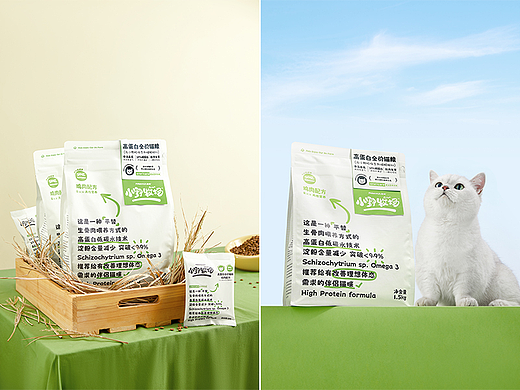 宠物食品摄影｜PAWKA泡咔小野牧场猫粮✖乐柠创意视觉