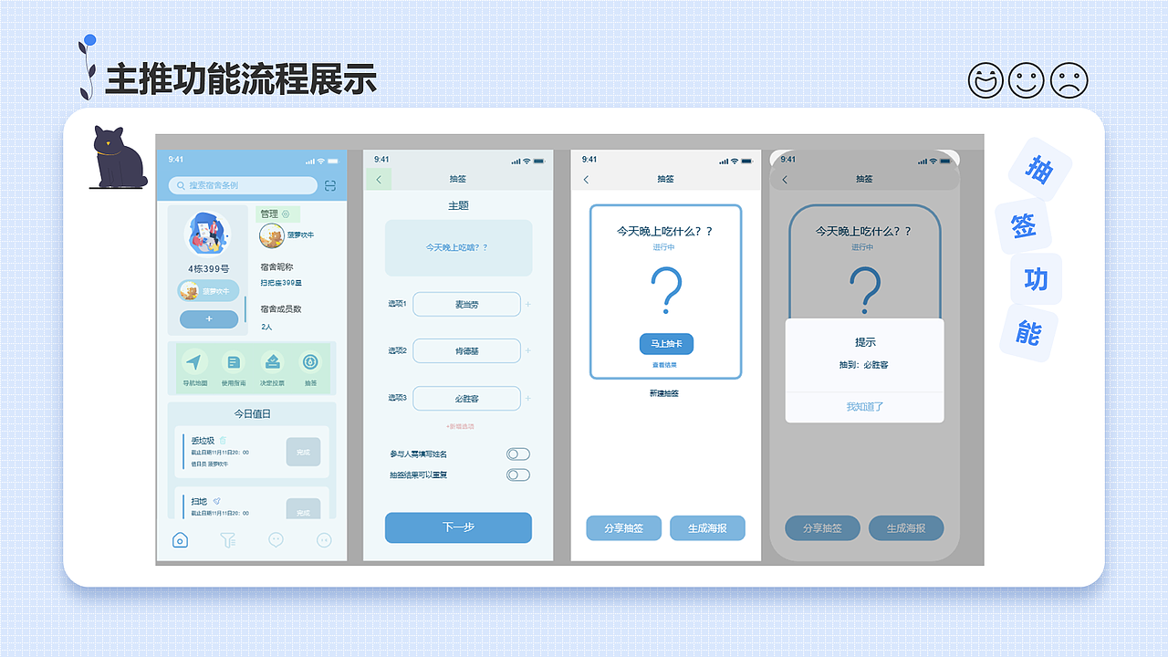 “智慧宿舍”一款针对大学生在校生活服务的应用（图ZMzczMzA3MTk2） - APP界面 - 站酷设计师Z974695806原创素材 - 站酷ZCOOL