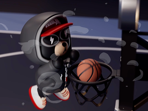 玩味 wanvi哈科熊篮球车载香薰车（个人主页-ZNjkwODI1NTY=） - 动画/影视 - 站酷设计师AgiPixel_Lab原创素材 - 站酷ZCOOL