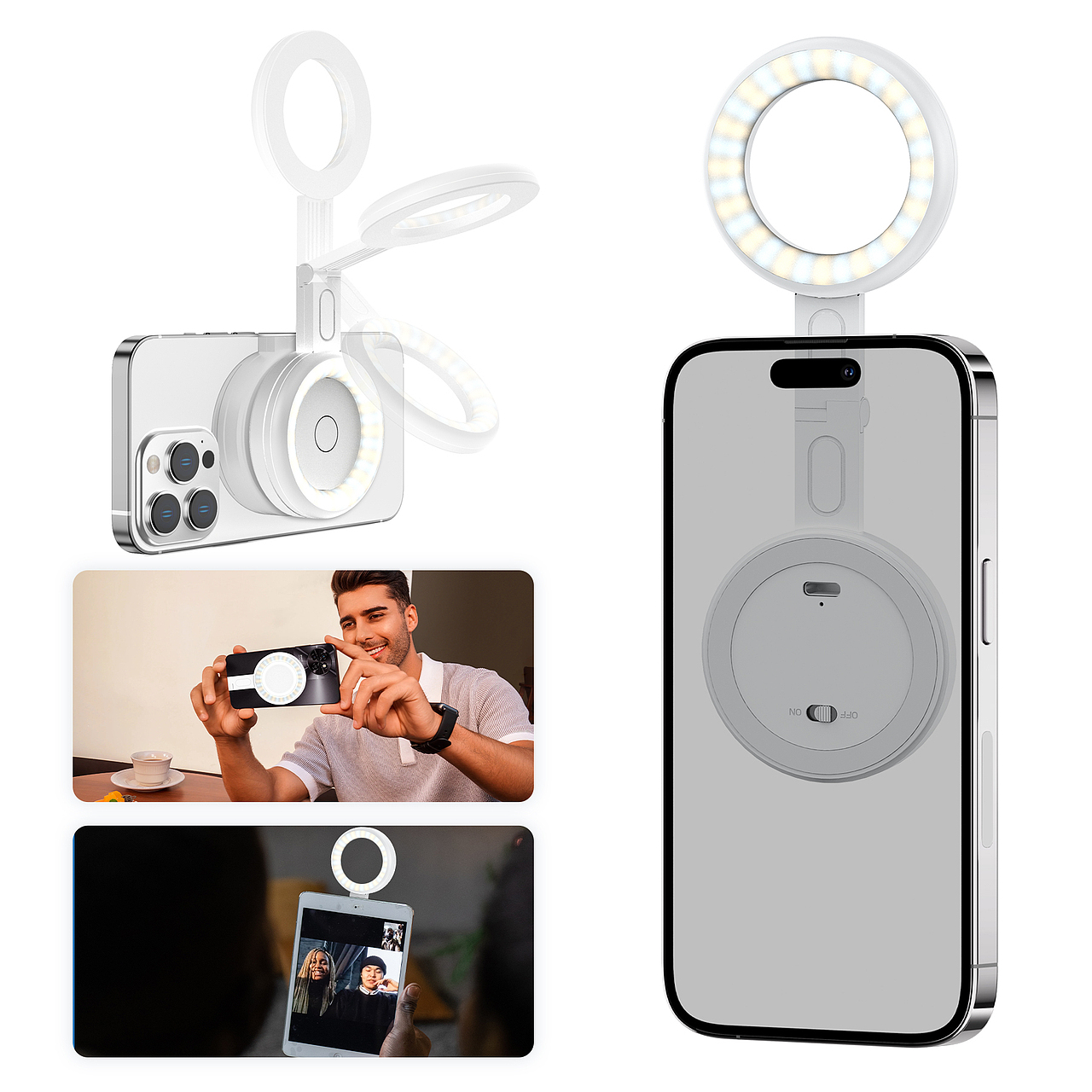 手机磁吸补光灯（图ZMzczMzM2ODE2） - 电子产品 - 站酷设计师Ta喵设计丶原创素材 - 站酷ZCOOL