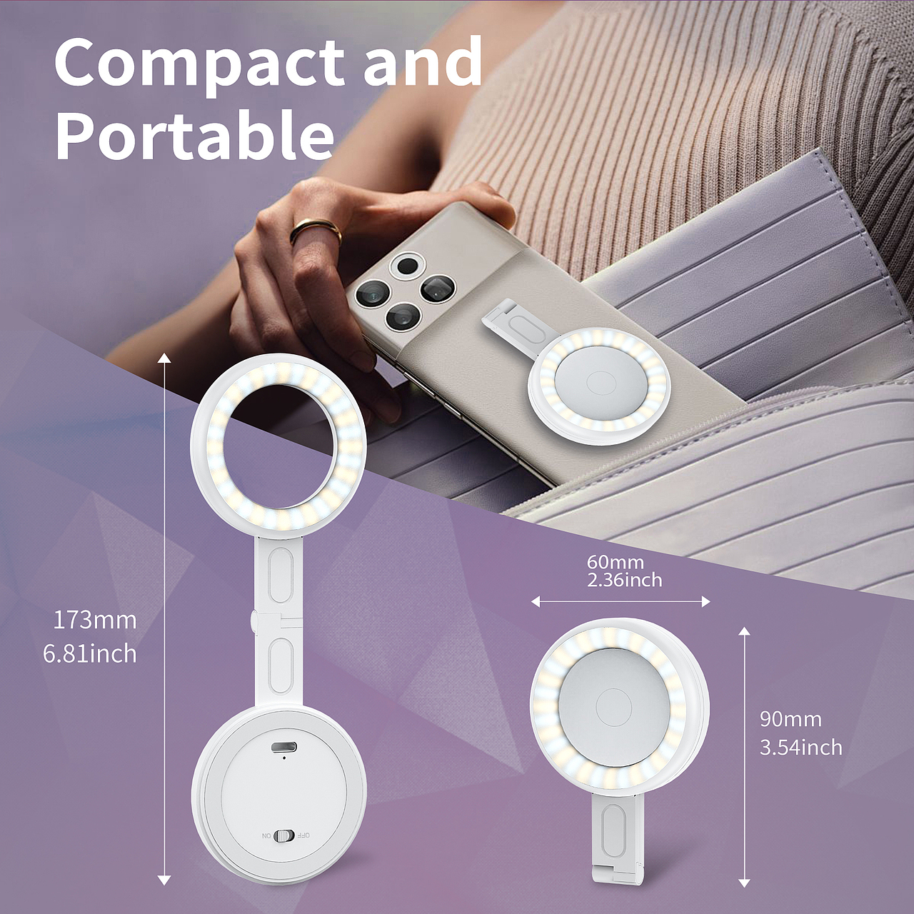 磁吸手机补光灯（图ZMzczMzM4MjY0） - 电子产品 - 站酷设计师Ta喵设计丶原创素材 - 站酷ZCOOL