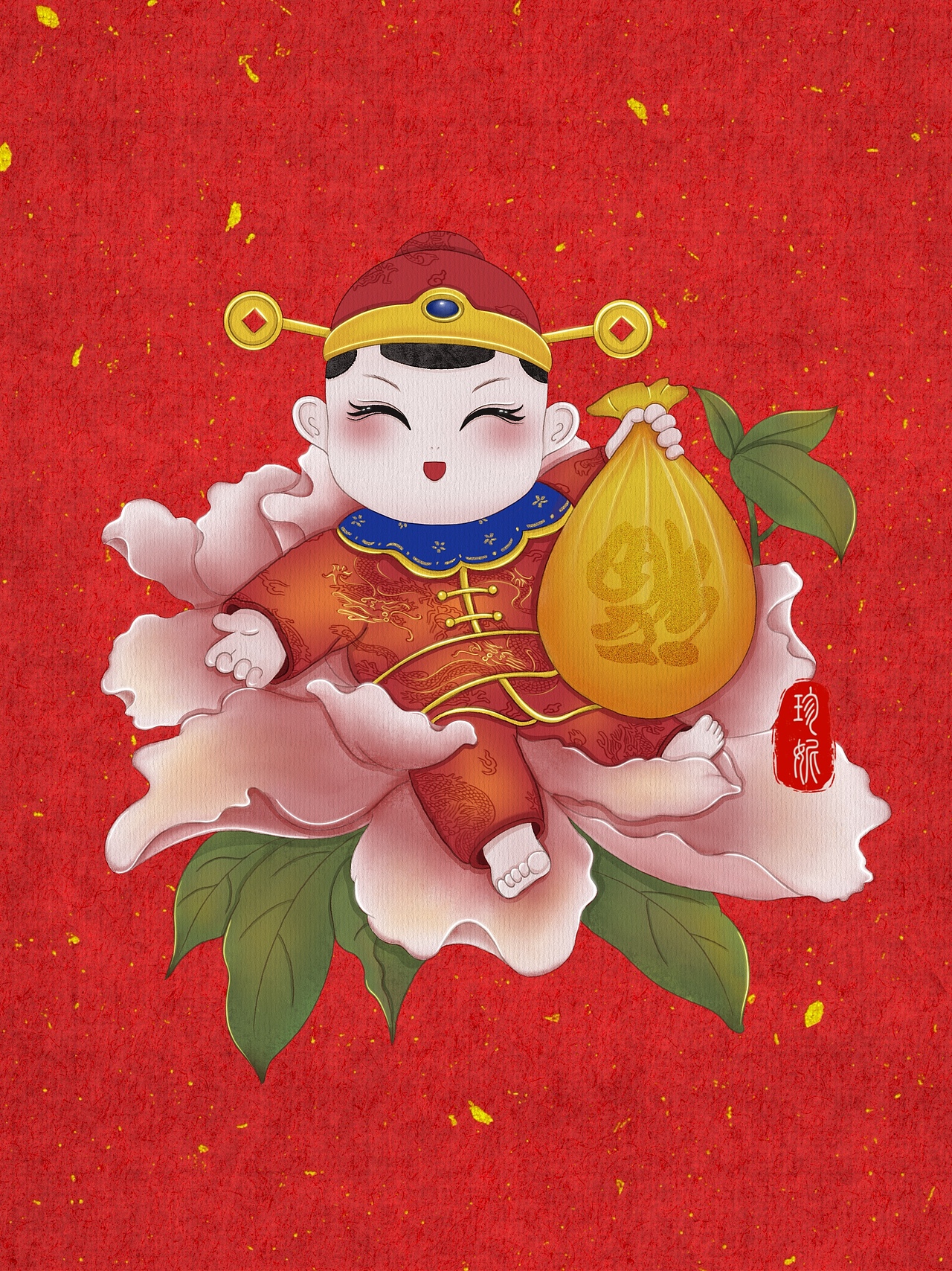 年画娃娃（图ZMzczMzM5Njc2） - 海报 - 站酷设计师ZhenniD工作室原创素材 - 站酷ZCOOL