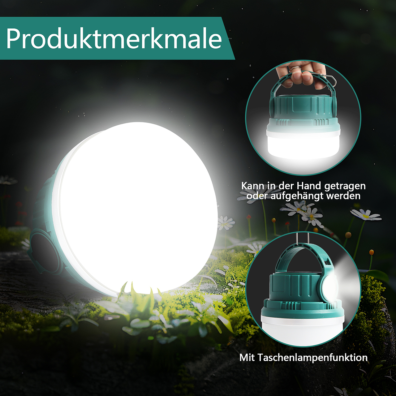 亚马逊主图，露营灯场景融入发光产品作图（图ZMzczMzQxNTMy） - 电商 - 站酷设计师大坑大坑原创素材 - 站酷ZCOOL