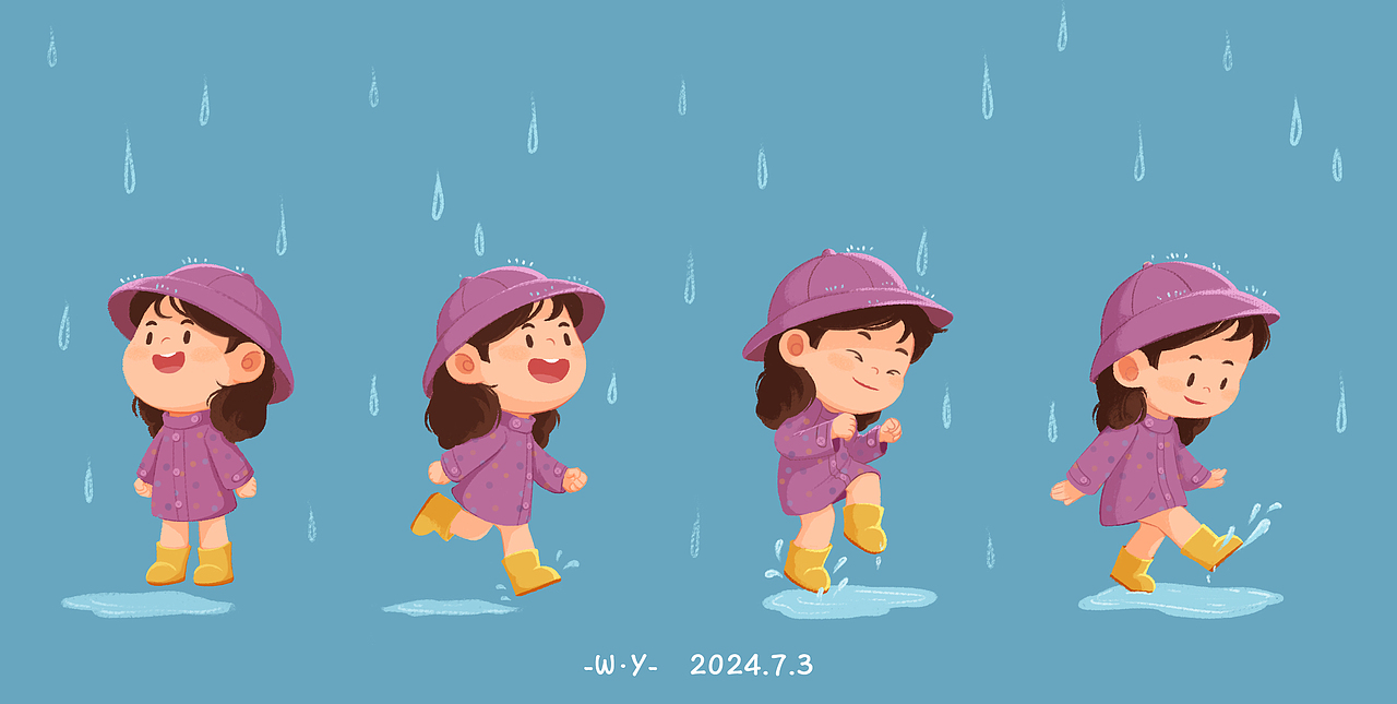 小练习（图ZMzczMzQyOTMy） - 儿童插画 - 站酷设计师桃子鲸原创素材 - 站酷ZCOOL