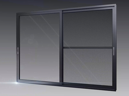 门窗动画丨三维丨推拉门