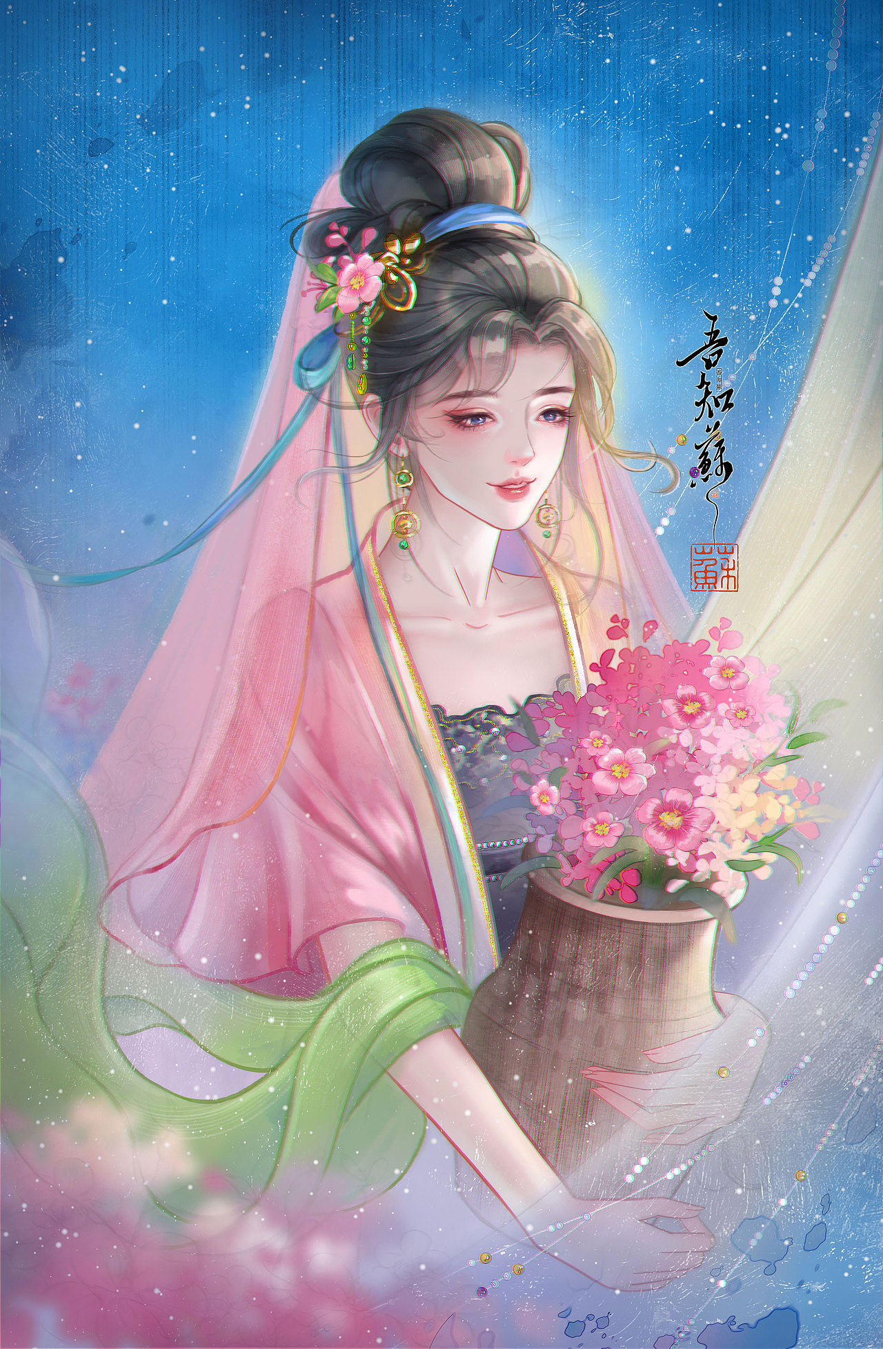 《十二花仙》合集（图ZMzczMzU2Njgw） - 商业插画 - 站酷设计师吾知苏原创素材 - 站酷ZCOOL