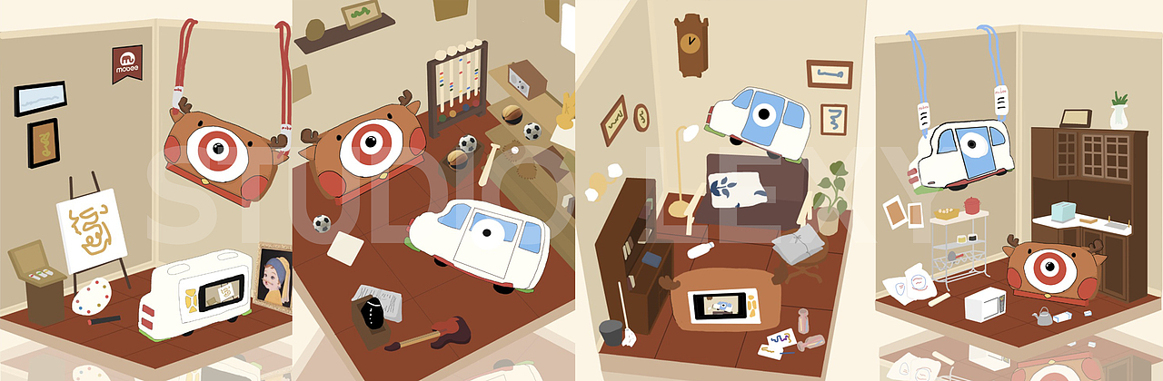 儿童首饰发卡礼盒&复古相机玩具 | MOBEE x 乐夕影像（图ZMzczMzc3MjAw） - 产品摄影 - 站酷设计师乐夕影像原创素材 - 站酷ZCOOL