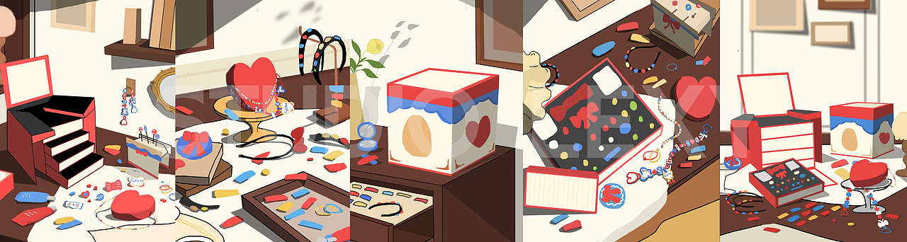 儿童首饰发卡礼盒&复古相机玩具 | MOBEE x 乐夕影像（图ZMzczMzc3MTk2） - 产品摄影 - 站酷设计师乐夕影像原创素材 - 站酷ZCOOL