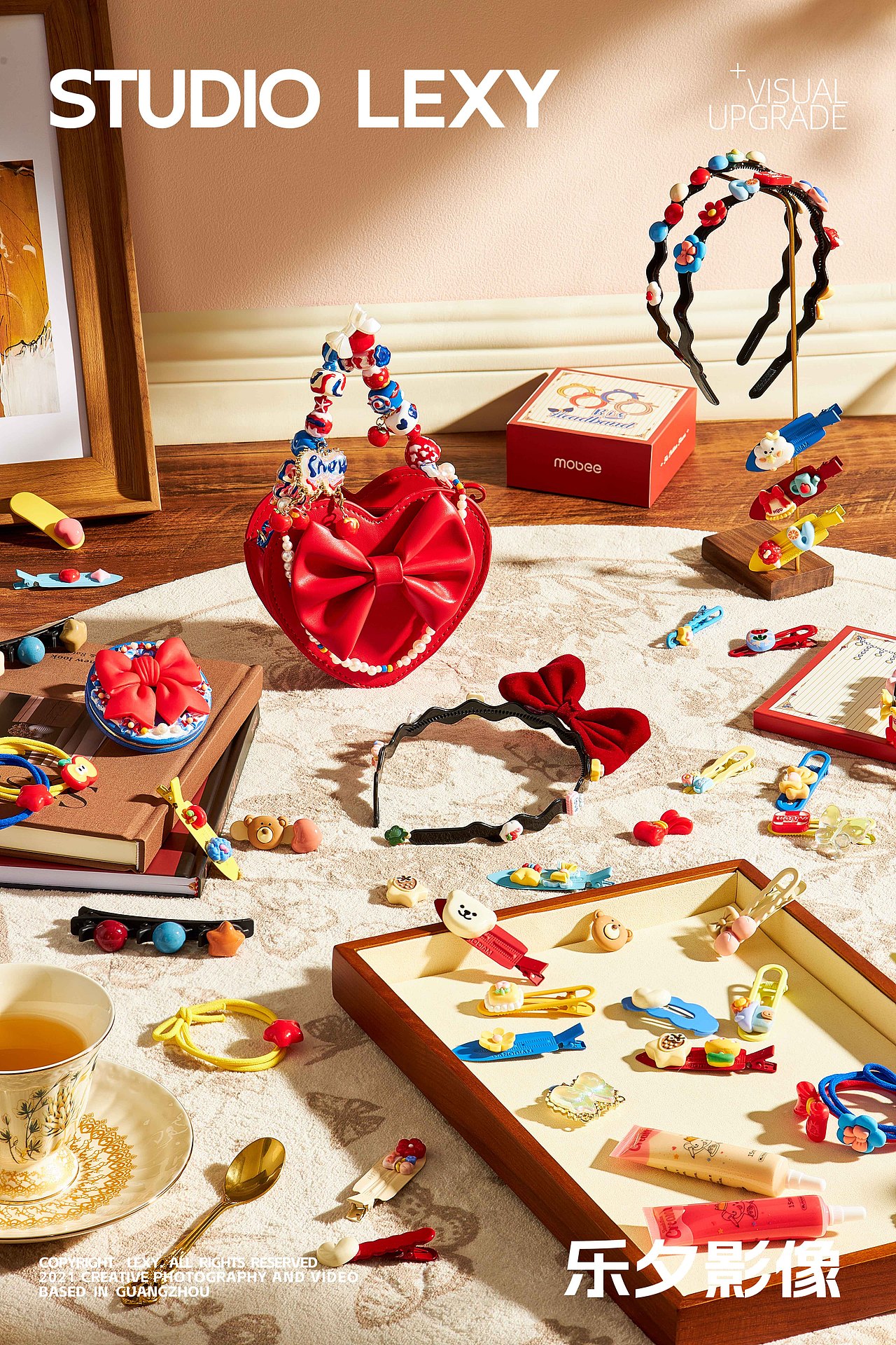 儿童首饰发卡礼盒&复古相机玩具 | MOBEE x 乐夕影像（图ZMzczMzc3MjE2） - 产品摄影 - 站酷设计师乐夕影像原创素材 - 站酷ZCOOL