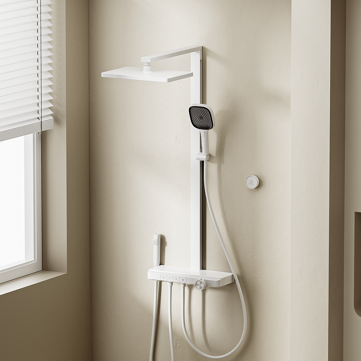 智能花洒丨智能马桶 渲染