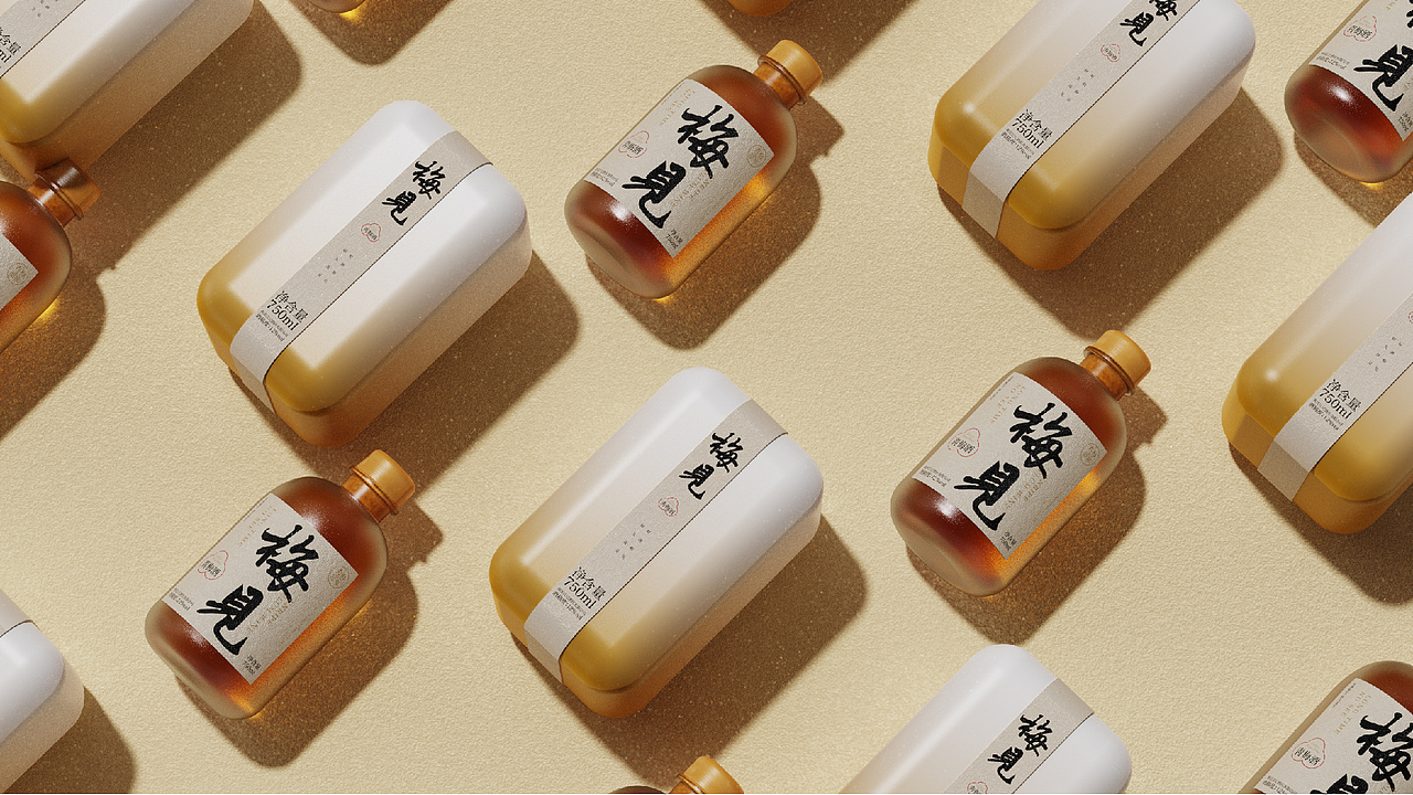 梅见青梅酒品牌包装全案｜LOGO/包装（图ZMzczNDA0NzIw） - 包装 - 站酷设计师张张YAG原创素材 - 站酷ZCOOL