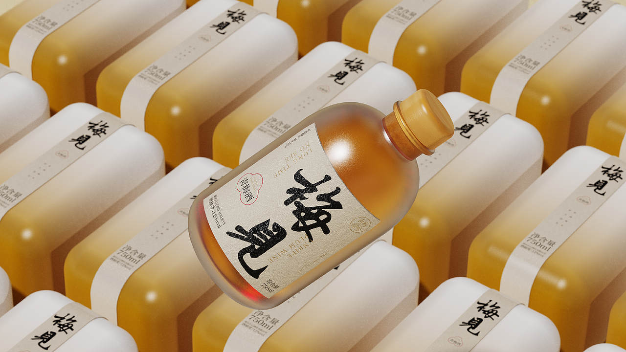 梅见青梅酒品牌包装全案｜LOGO/包装（图ZMzczNDA0NzQ4） - 包装 - 站酷设计师张张YAG原创素材 - 站酷ZCOOL