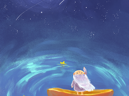 插画作品《光之子》（个人主页-ZNjkwOTMwMzI=） - 艺术插画 - 站酷设计师檀子璇原创素材 - 站酷ZCOOL