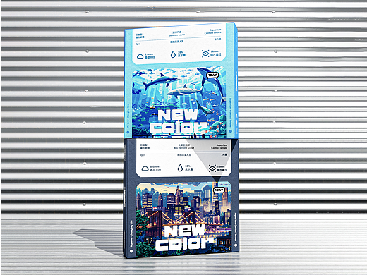 New Color contact lenses美瞳包装设计