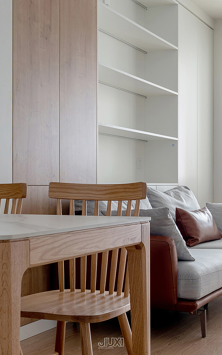 65㎡原木风小家爆改三居，超强收纳让全屋0杂物（图ZMzczNDE5ODM2） - 家装设计 - 站酷设计师久栖设计原创素材 - 站酷ZCOOL