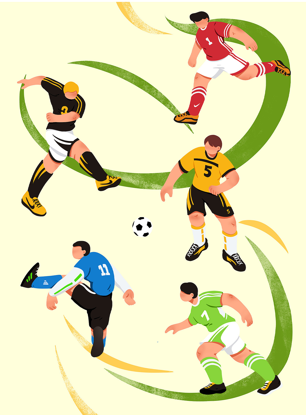 扁平插画运动系列（图ZMzczNDI2OTQ4） - 商业插画 - 站酷设计师snowyburns原创素材 - 站酷ZCOOL