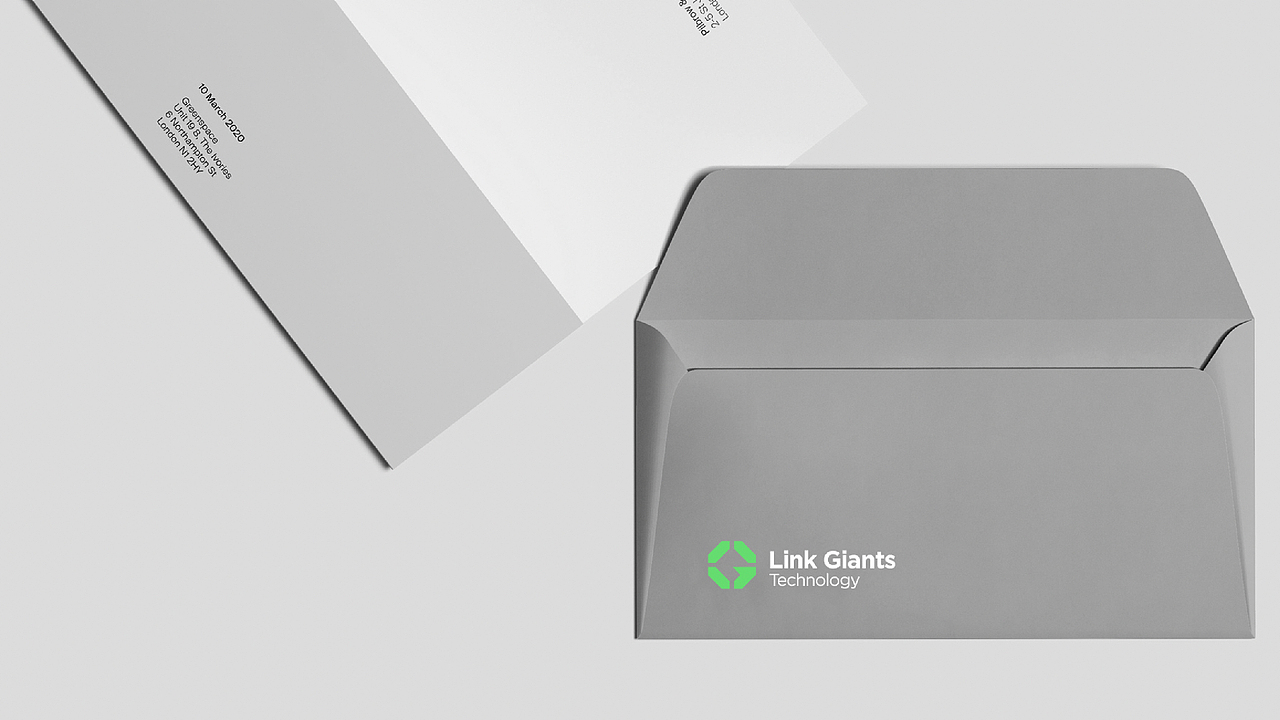 LinkGiants 科技芯片品牌标志设计