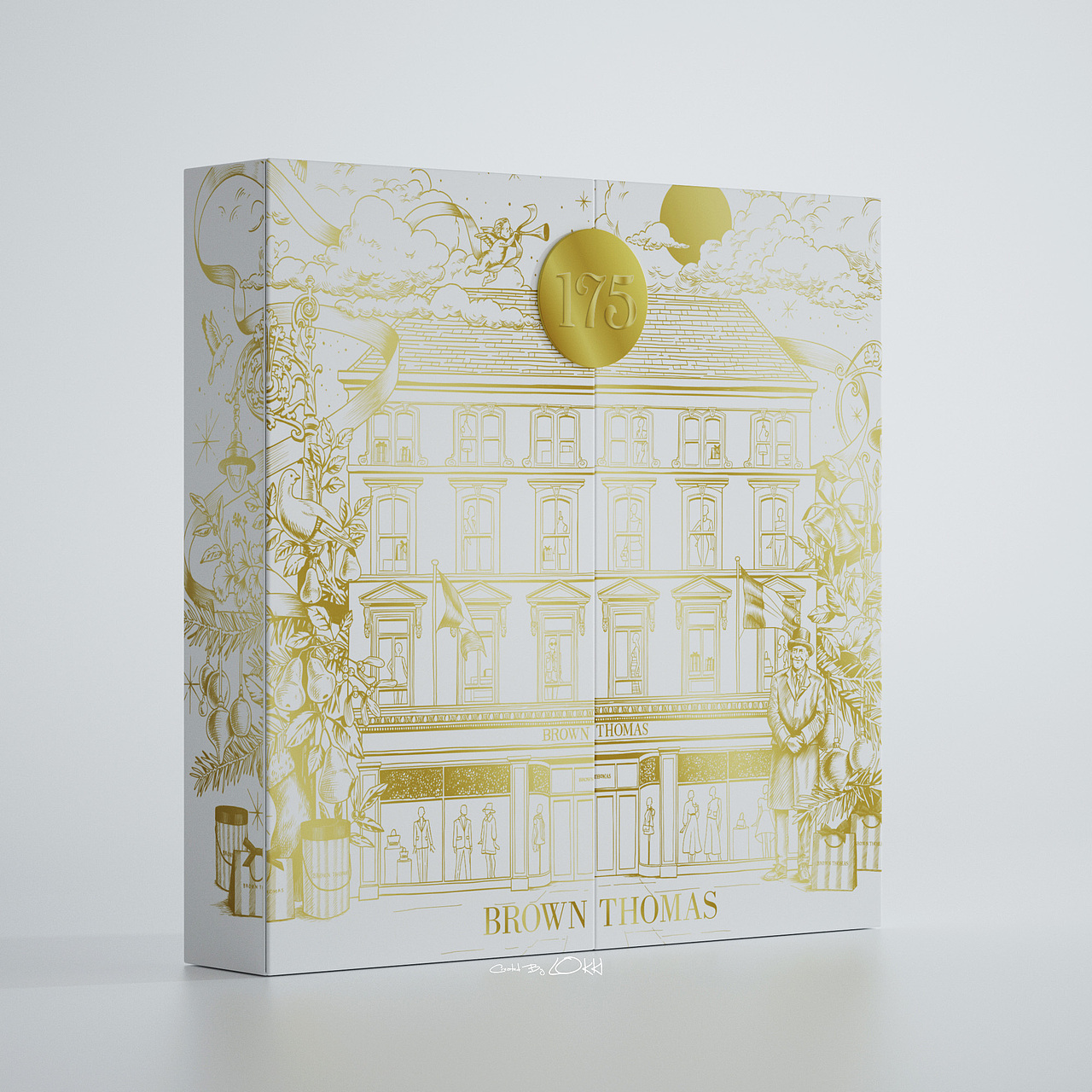 Brown Thomas-倒數(shù)日歷盒（圖ZMzczNDU2NTEy） - 包裝 - 站酷設(shè)計(jì)師Lokki1999原創(chuàng)素材 - 站酷ZCOOL