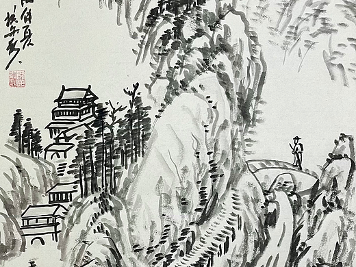 写意国画山水