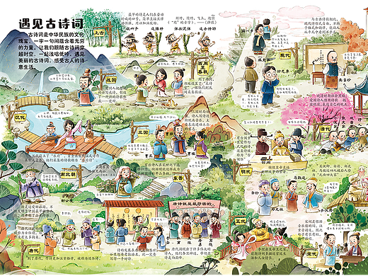古诗词 古文言文 前年绘制的项目