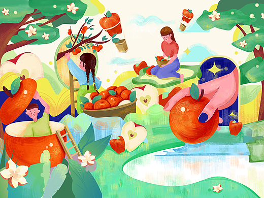 甘甜果果园-苹果