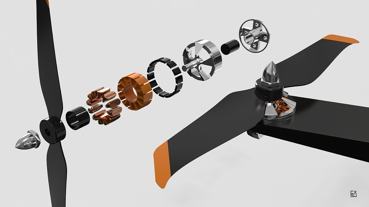 近地水域救援无人机（图ZMzczNDcyMTQ4） - 工业用品/机械 - 站酷设计师CHANGXIDesign原创素材 - 站酷ZCOOL