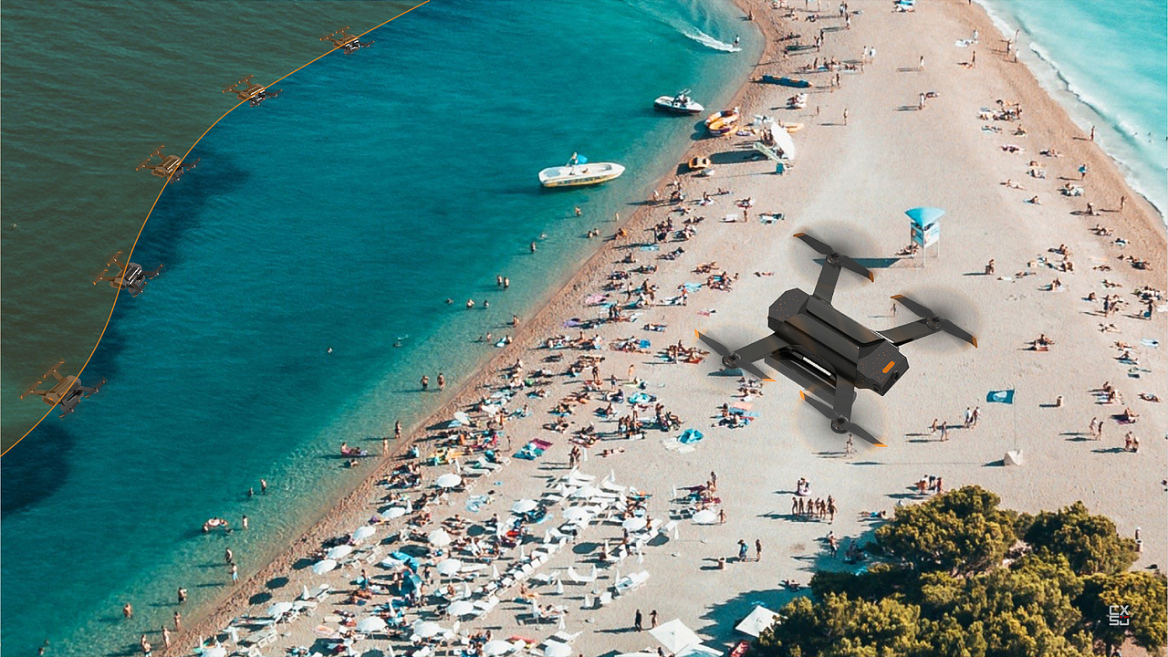 近地水域救援无人机（图ZMzczNDcyMTUy） - 工业用品/机械 - 站酷设计师CHANGXIDesign原创素材 - 站酷ZCOOL