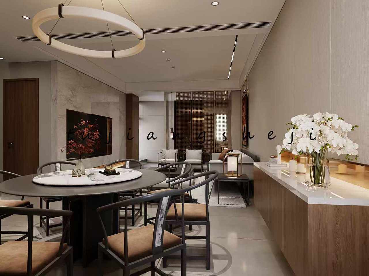 新中式别墅设计 | 心若桃源处,处处水云间