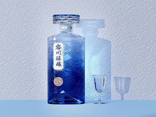 为我妈设计的酒 容川醇酿 白酒包装设计 瓶型设计