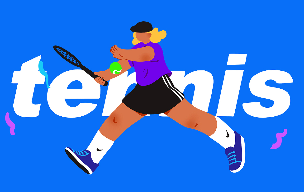 扁平插画运动系列（图ZMzczNDkxMzQ0） - 商业插画 - 站酷设计师snowyburns原创素材 - 站酷ZCOOL