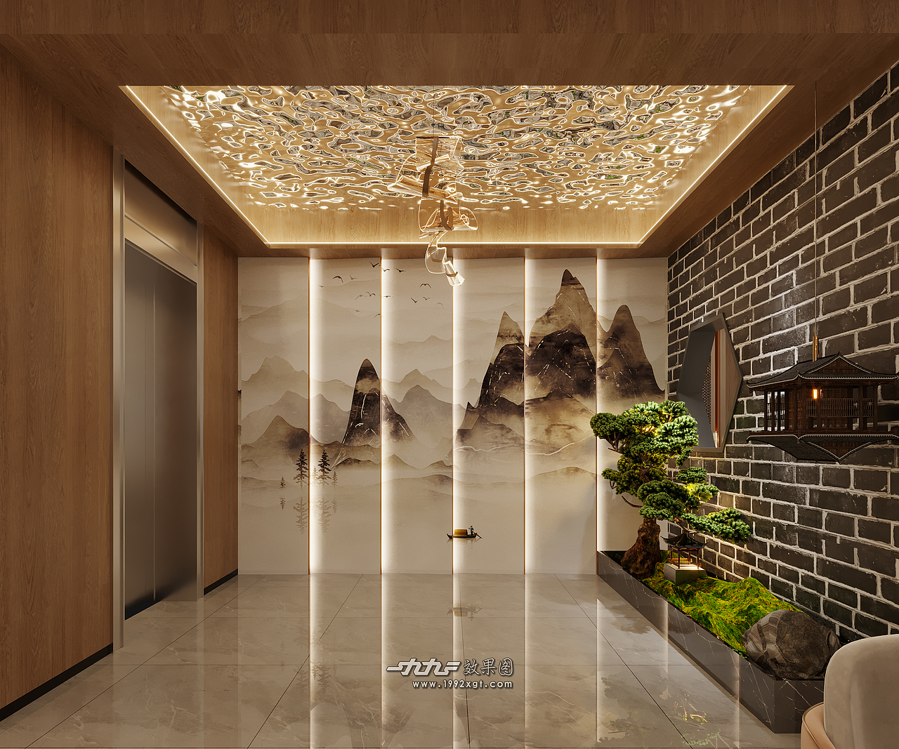 现代客餐厅（图ZMzczNDk1ODIw） - 家装设计 - 站酷设计师原来是雪儿呀原创素材 - 站酷ZCOOL