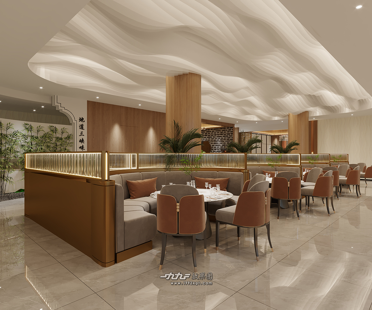 现代客餐厅（图ZMzczNDk1ODE2） - 家装设计 - 站酷设计师原来是雪儿呀原创素材 - 站酷ZCOOL