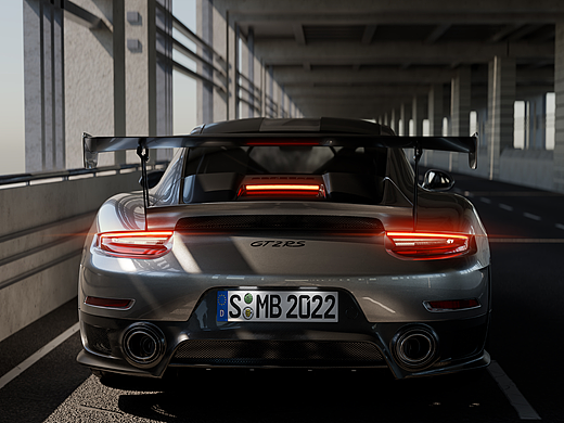 保时捷GT2 rs 展示动画