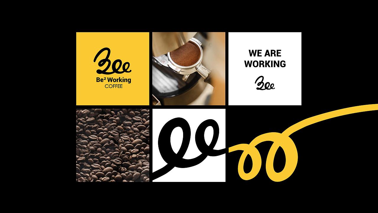 JINGY STUDIO✖Be²Working|咖啡品牌logo设计