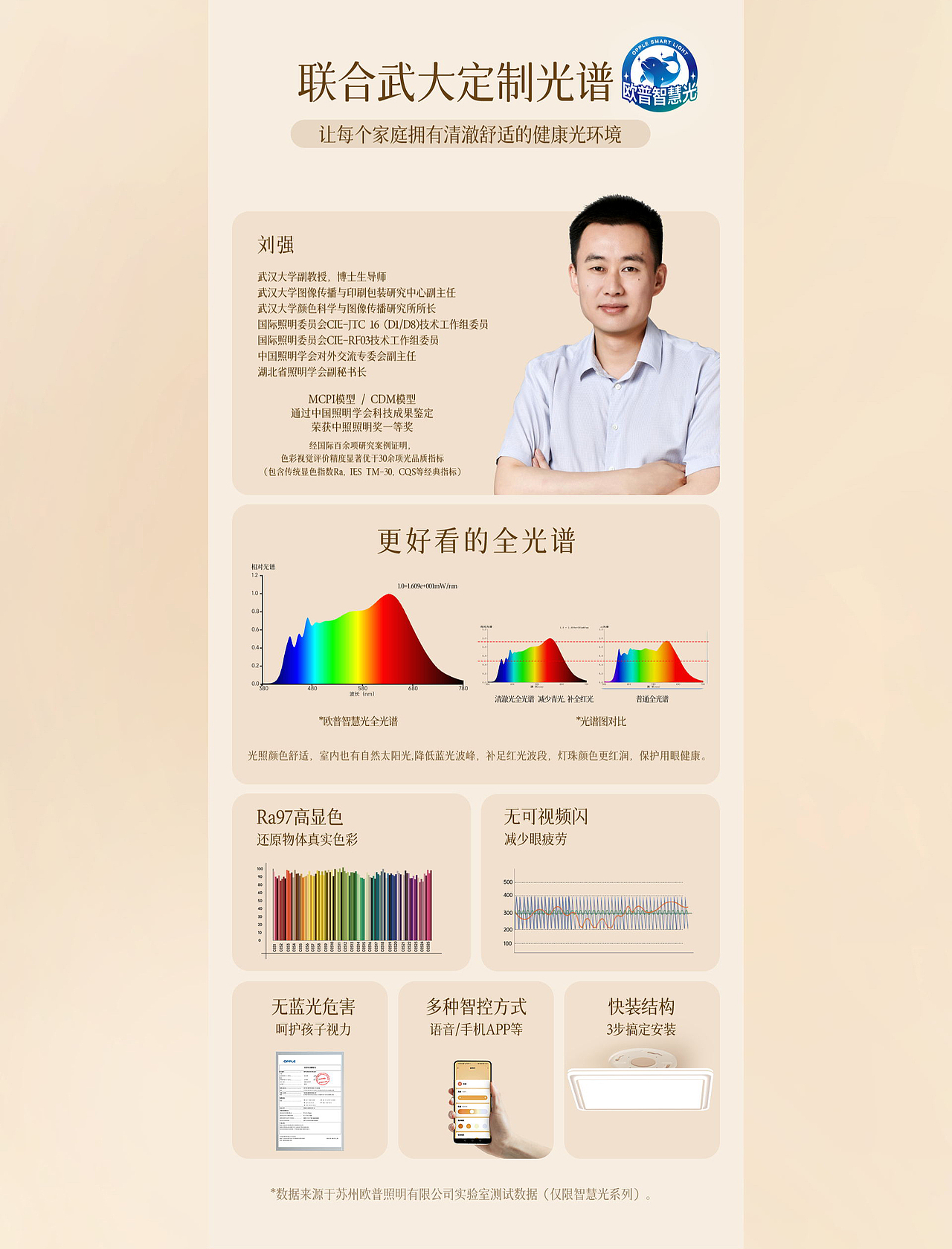 电商视觉丨奶油风吸顶灯详情页x2