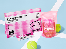 蜜桃乌龙 | 运动茶饮料包装设计