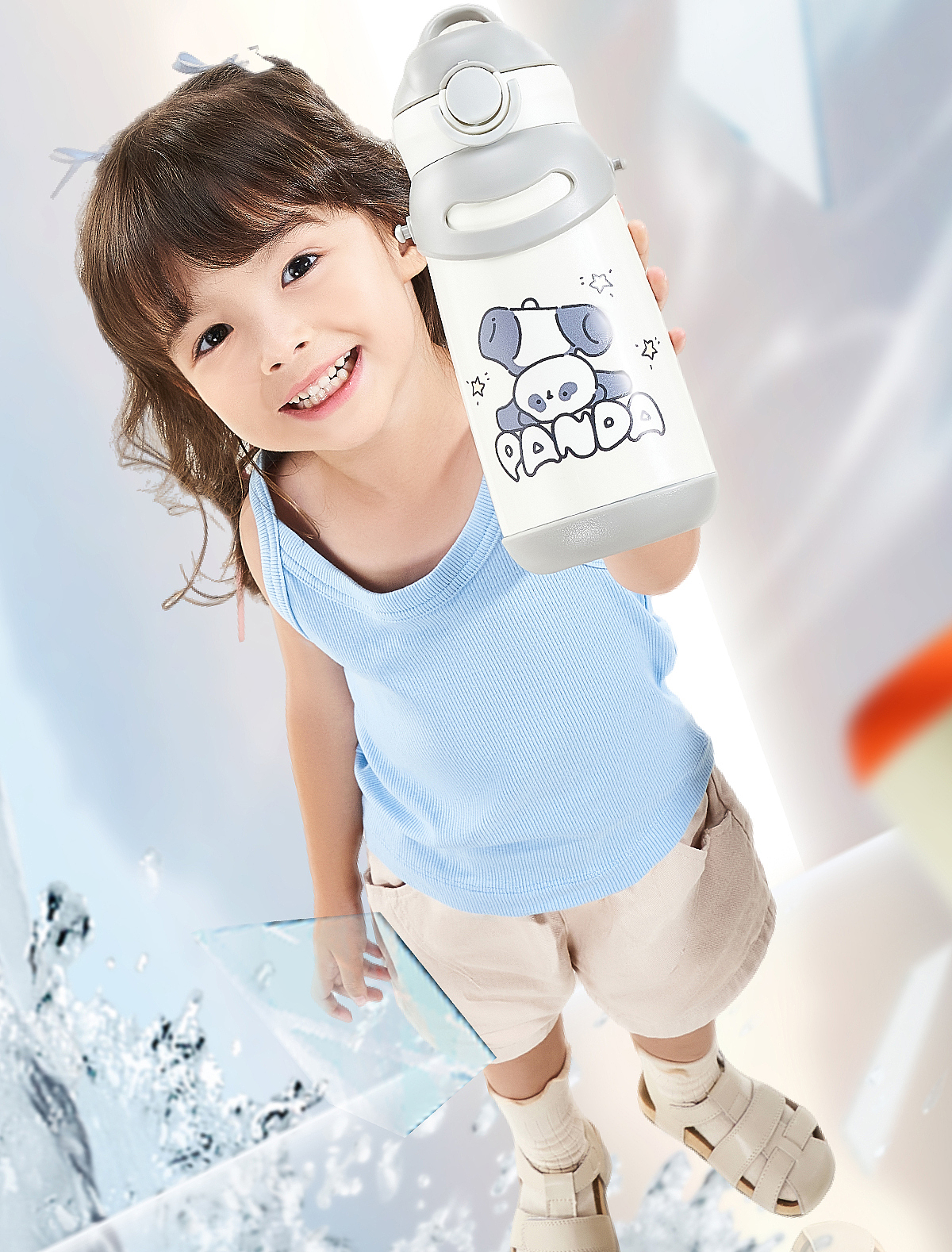 母婴水杯合成海报（图ZMzczNTIxOTUy） - 海报 - 站酷设计师上帝今天休班原创素材 - 站酷ZCOOL