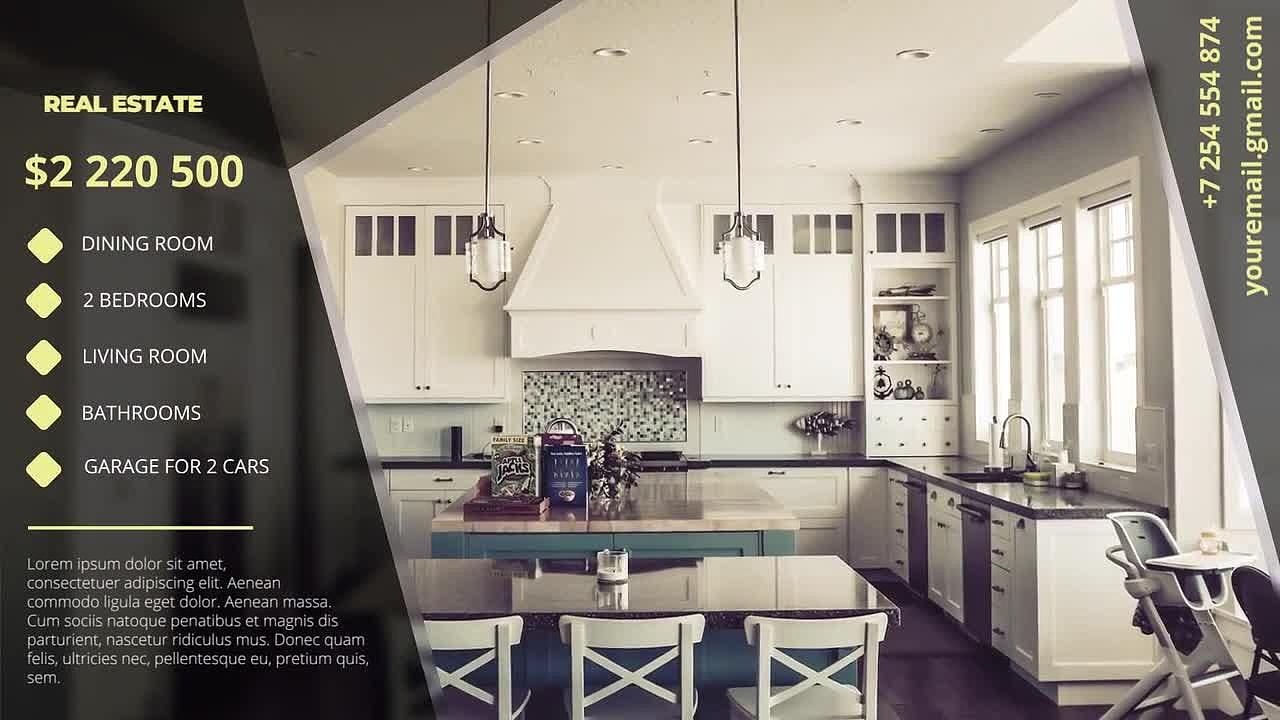 PR模板|时尚设计高级文本动画经典房地产促销酒店公寓