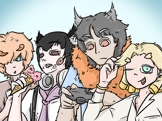 麻煩來(lái)了（個(gè)人主頁(yè)-ZNjkxMDc2MDA=） - 短篇/格漫 - 站酷設(shè)計(jì)師四喜日志原創(chuàng)素材 - 站酷ZCOOL