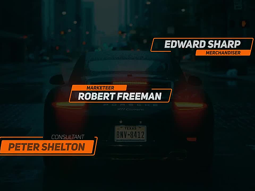 PR模板|简洁炫酷动态文本字幕标题展示商业广告视频