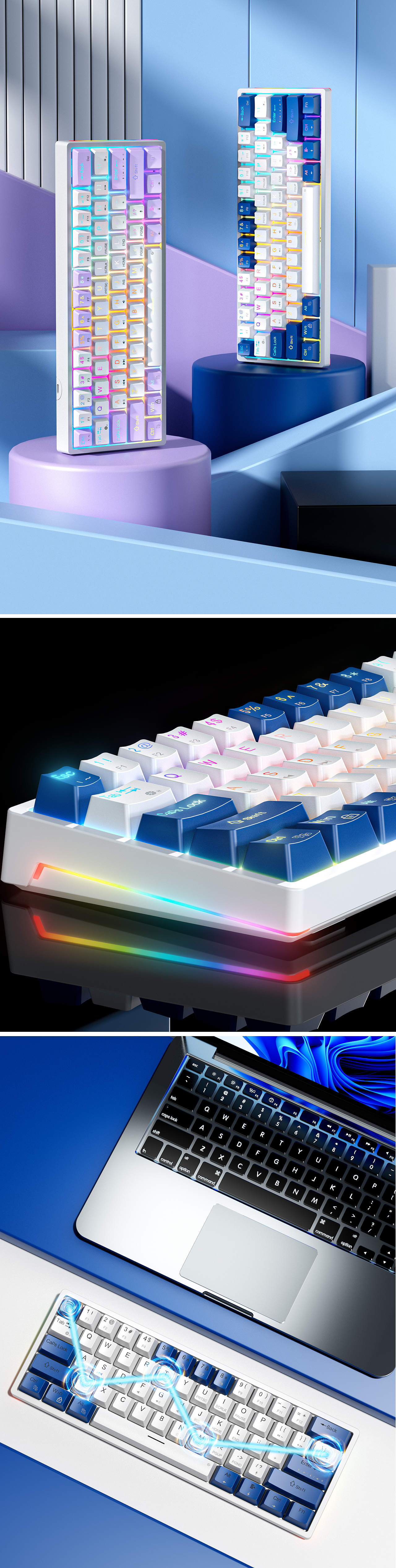 键盘、鼠标、音响近期渲图详情页设计（图ZMzczNTM1Nzc2） - 电商 - 站酷设计师贾客斯原创素材 - 站酷ZCOOL