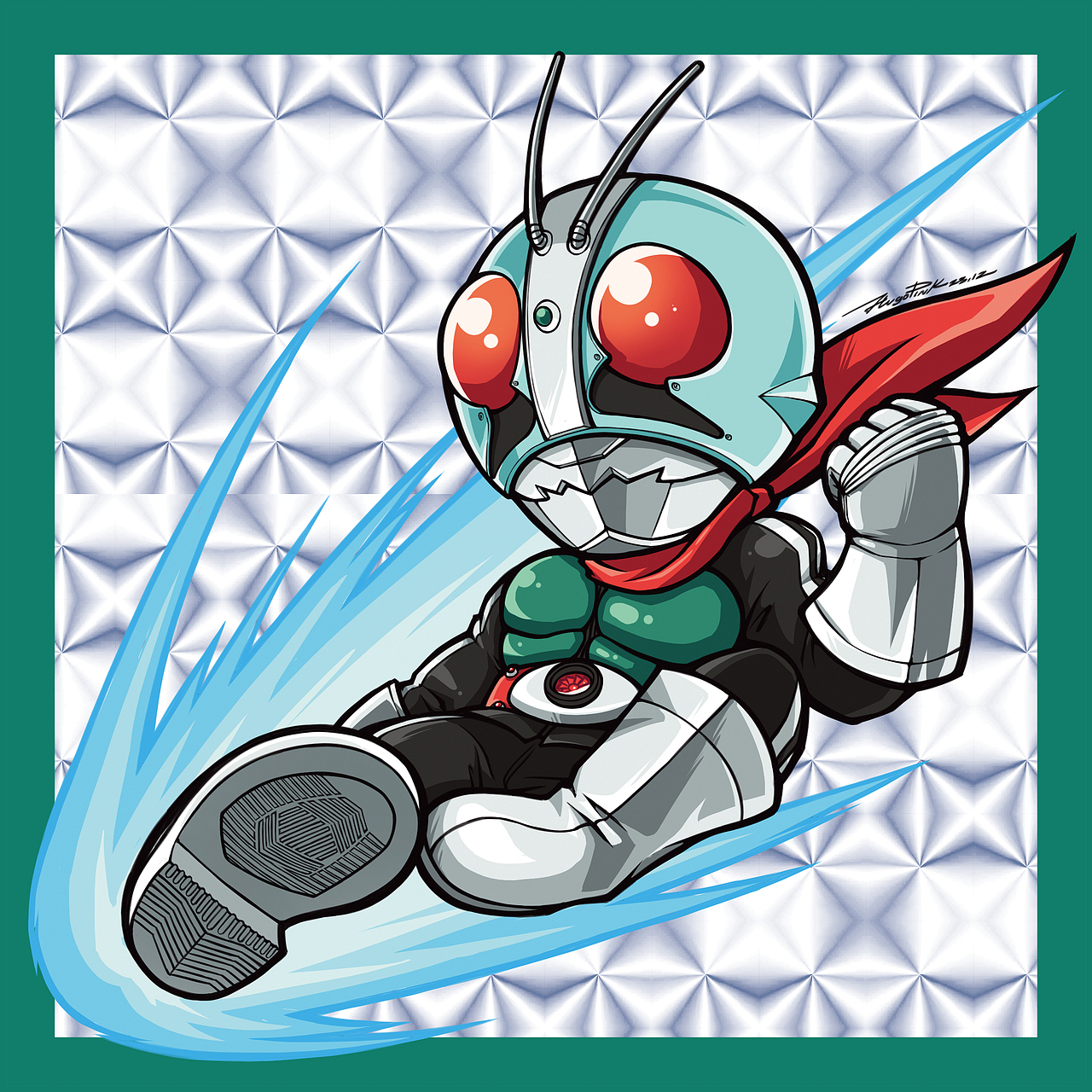 About... KamenRider（图ZMzczNTM1OTg0） - 新锐潮流插画 - 站酷设计师HugoPINK原创素材 - 站酷ZCOOL