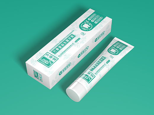 中药牙膏包装软管