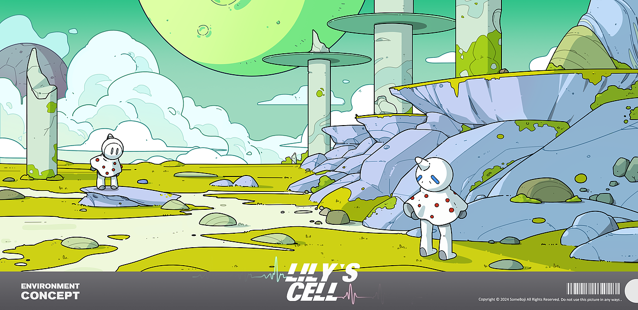 概念设计 | Lily's Cell 莉莉的细胞（图ZMzczNTQwMTEy） - 概念设定 - 站酷设计师观月耶耶原创素材 - 站酷ZCOOL