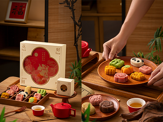 中秋月饼｜月饼礼盒｜中式糕点拍摄