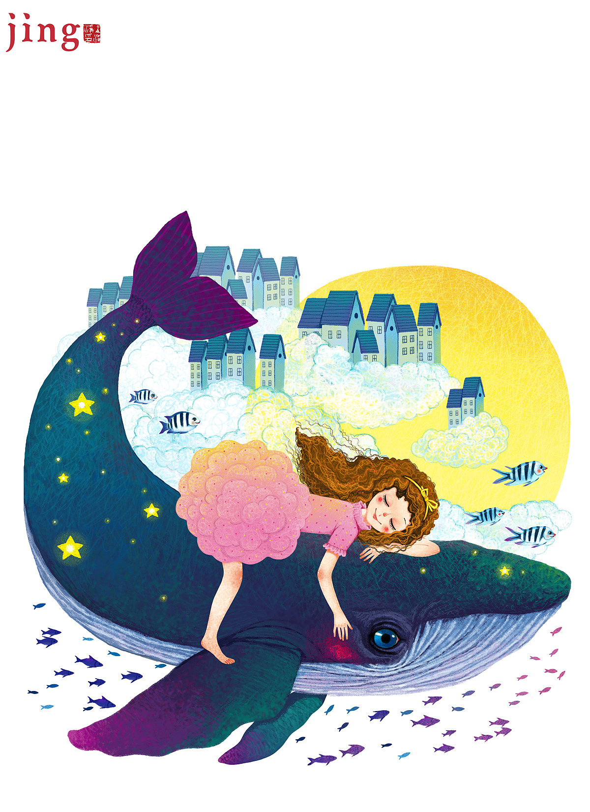 8幅书籍封面儿童插画