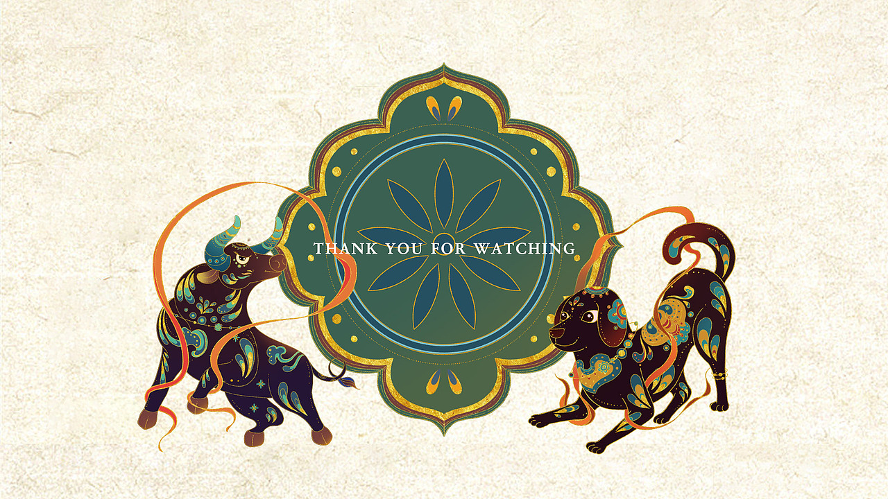 新国潮十二生肖系列插画