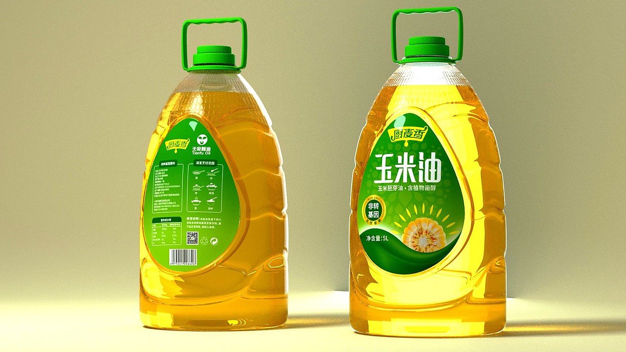 食用油包装设计/粮油包装/花生油包装/菜籽油包装/大豆